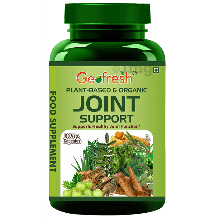 Geofresh Natural Plant Based & Organic Joint Support Veg Capsule