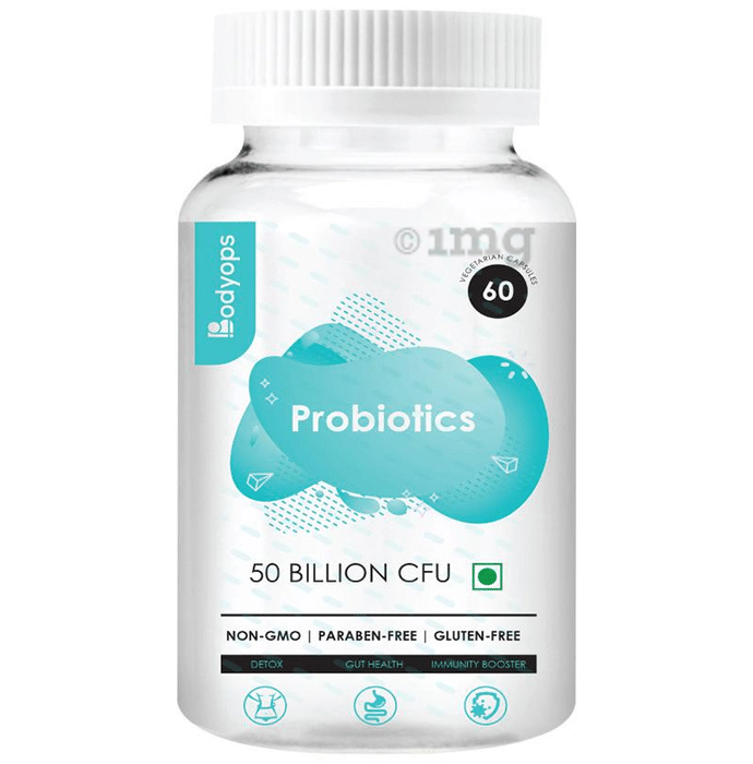 Bodyops Probiotics 50 Billion CFU Vegetarian Capsule