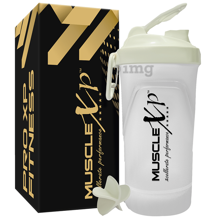 MuscleXP Pro XP Gym Shaker White