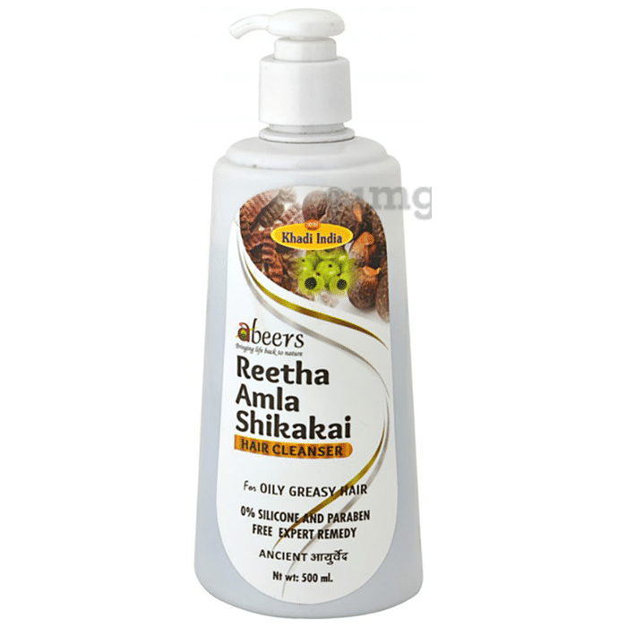 Khadi India Abeers Hair Cleanser Reetha Amla Shikakai