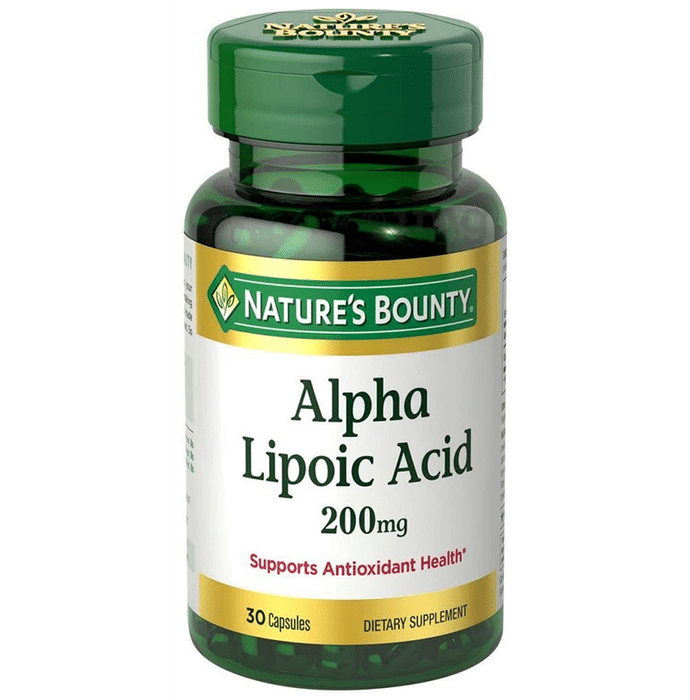 Nature's Bounty Alpha Liopic Acid 200mg Capsule