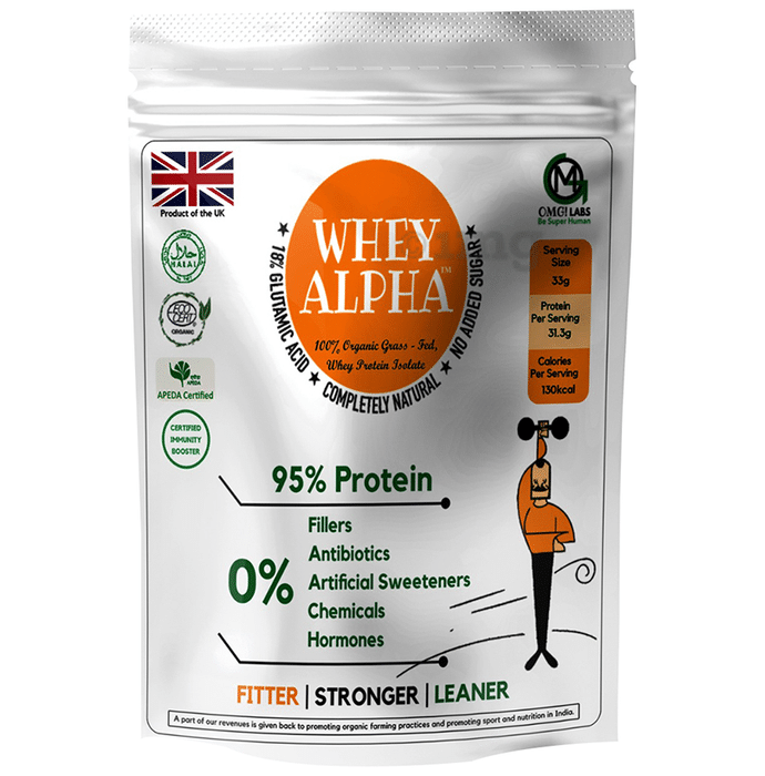 OMG Labs Whey Alpha Protein Isolate Unflavoured