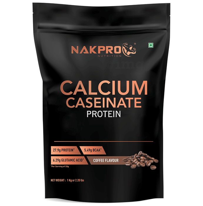 Nakpro Nutrition Calcium Caseinate Protein Powder Coffee