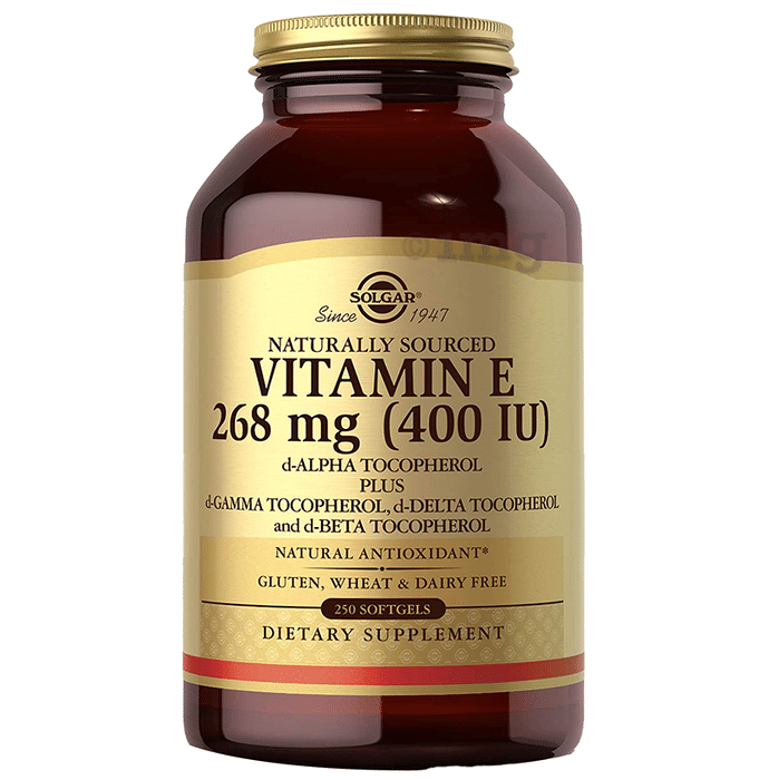 Solgar Naturally Sourced Vitamin E 268mg (400IU) Softgel