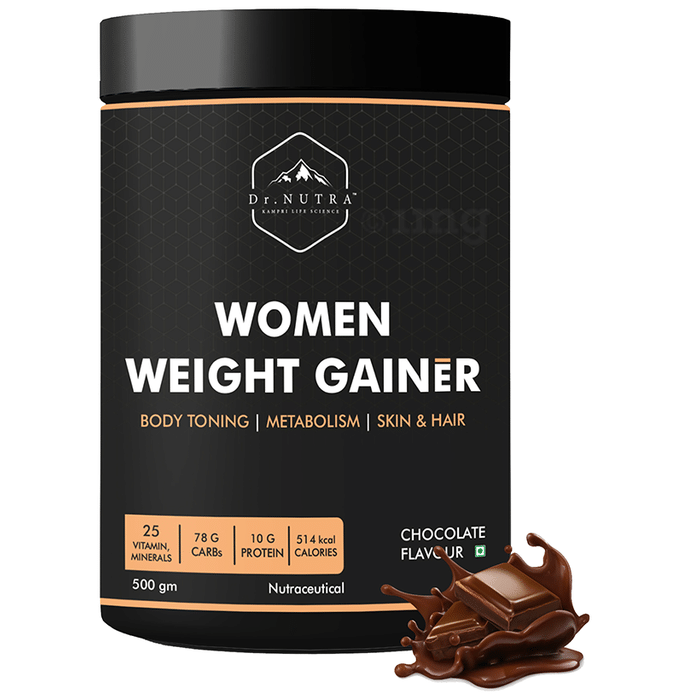 Dr. Nutra Women Weight Gainer for Body Toning, Metabolism, Skin & Hair | Flavour Chocolate