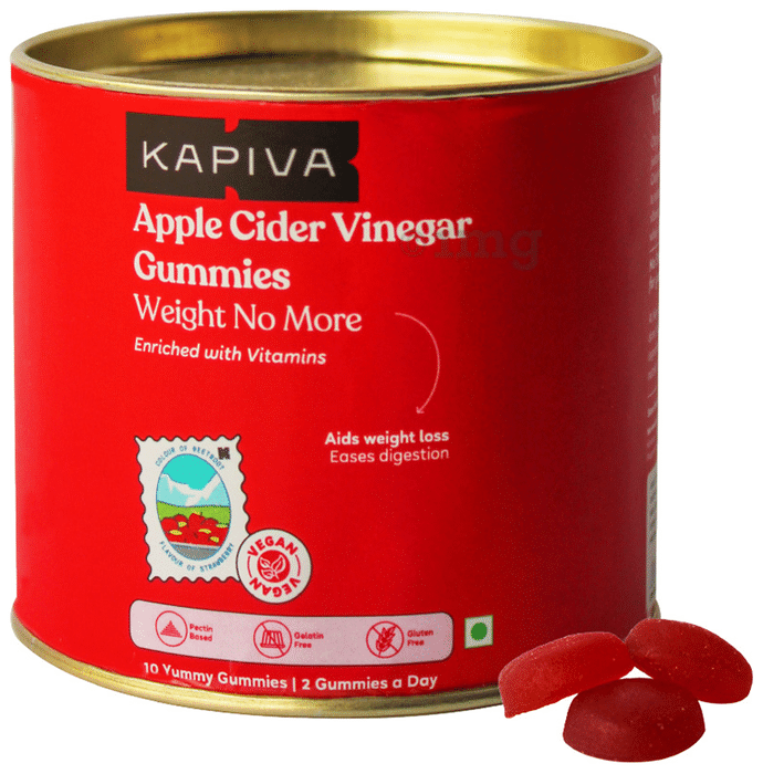 Kapiva Apple Cider Vinegar Gummies Strawberry