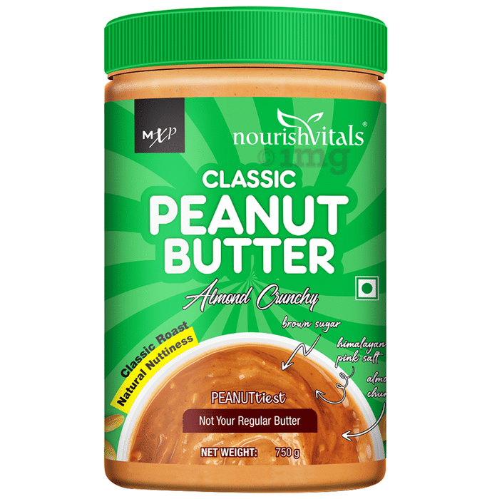 NourishVitals Classic Peanut Butter Almond Chrunchy