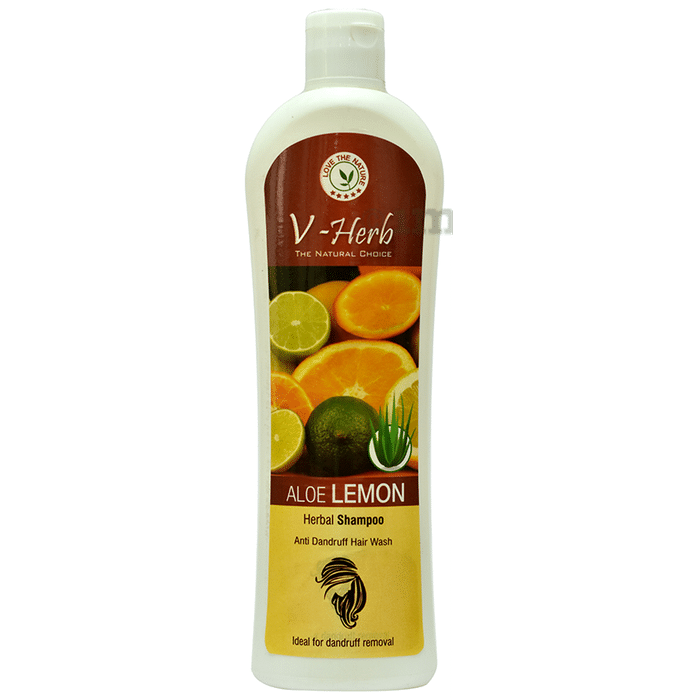 V-Herb Herbal Shampoo Aloe Lemon