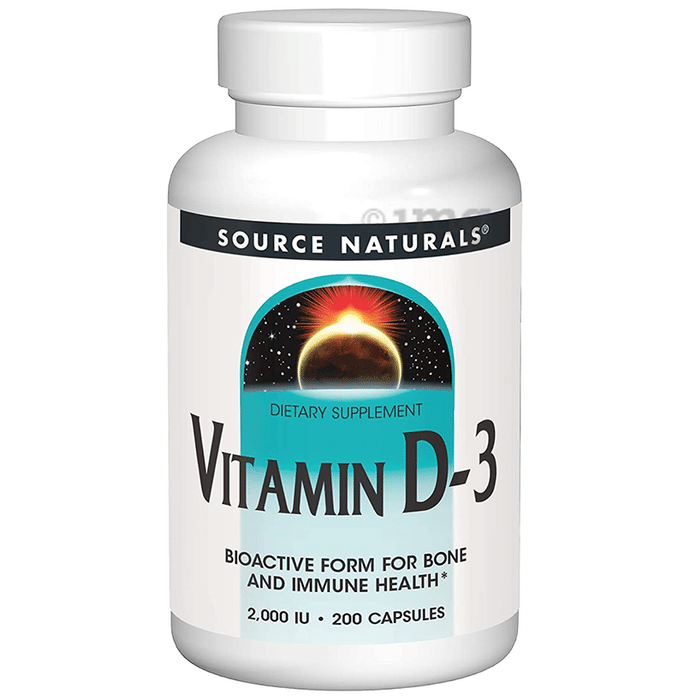 Source Naturals Vitamin D3 2000IU Capsule
