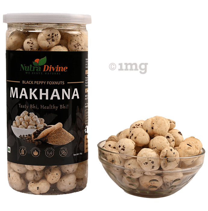 Nutra Divine Black Peppy Foxnuts (Makhana)