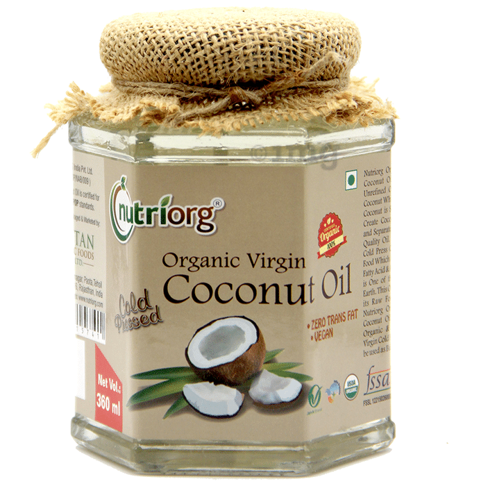 Nutriorg Cold Pressed Organic Coconut Virgin Oil