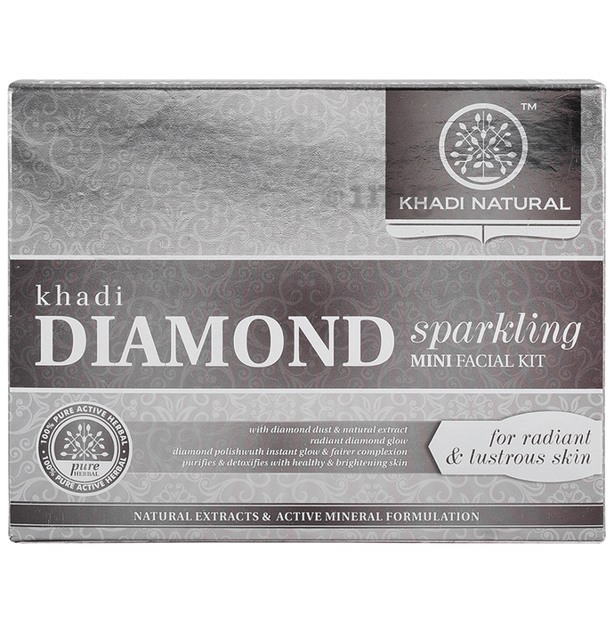 Khadi Naturals Diamond Sparkling Mini Facial Kit