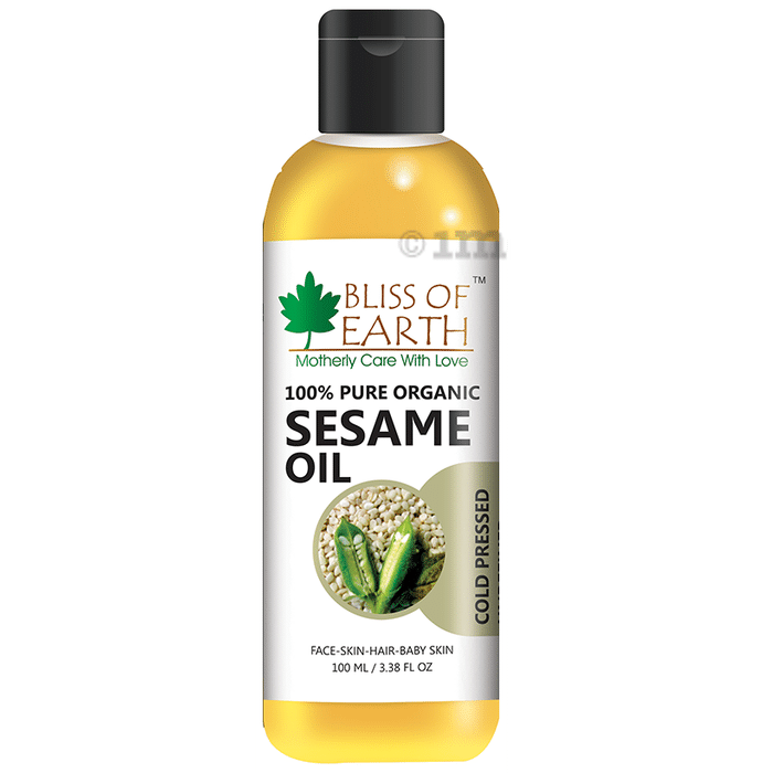 Bliss of Earth 100% Pure Organic Sesame Oil