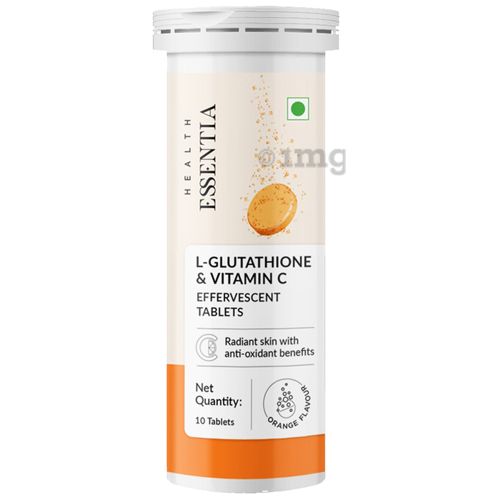 Health Essentia L-Glutathione & Vitamin C Effervescent Tablet Orange