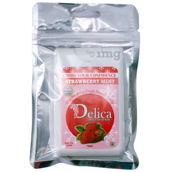 Delica Breath Spray (15gm Each) Strawberry Mint