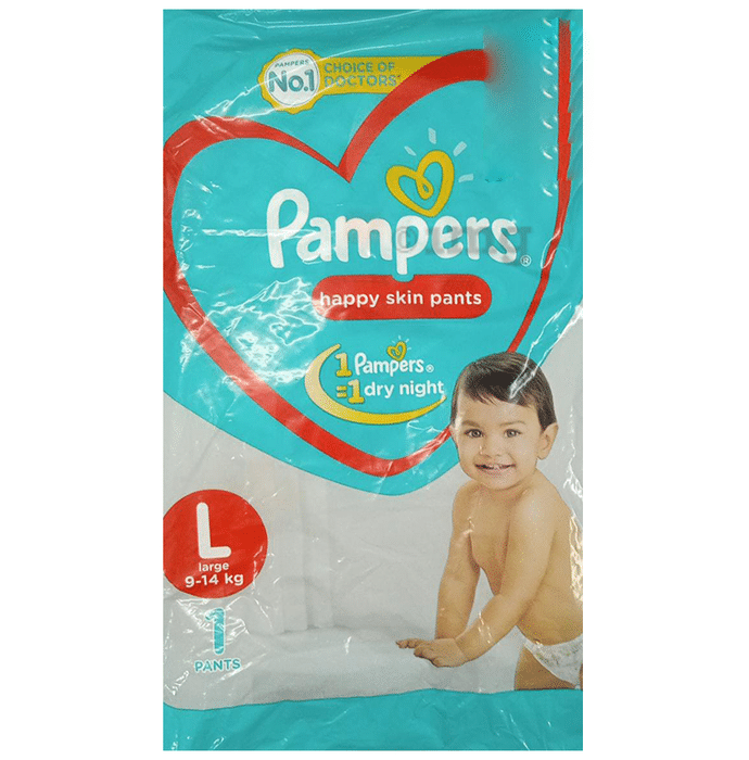 Pampers Happy Skin Pants Diaper Large