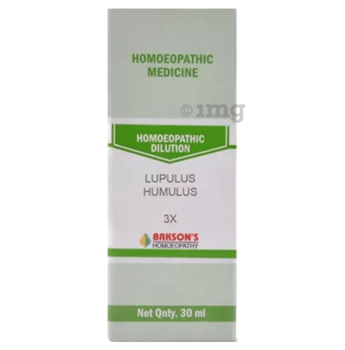 Bakson's Homoeopathy Lupulus Humulus Dilution 3X