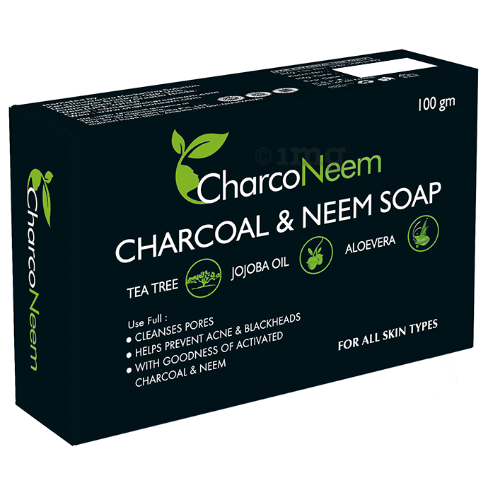 CharcoNeem Charcoal & Neem Soap (100gm Each)