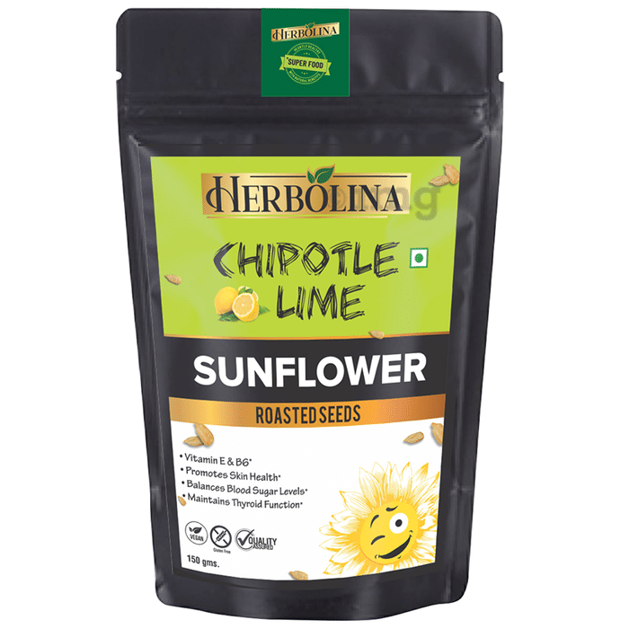 Herbolina Sunflower Roasted Seeds (150gm Each) Chipotle Lime