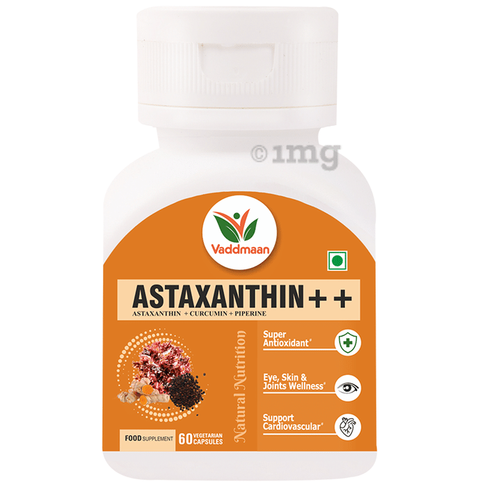 Vaddmaan Astaxanthin++ Vegetarian Capsules