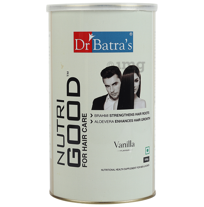Dr Batra's Nutri Good for Hair Care Vanilla: Buy Tin of 500 gm Powder at  best price in India | 1mg