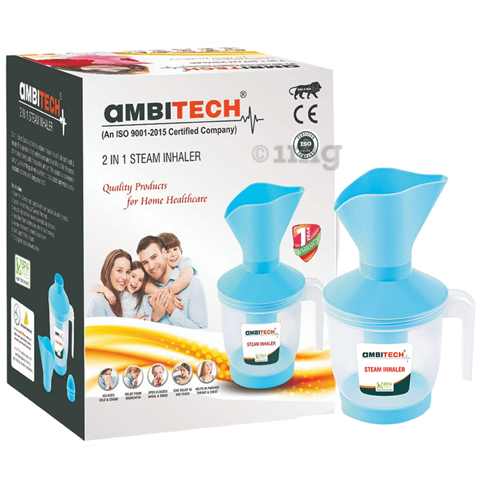 Ambitech 2 in 1 Steam Inhaler Multicolor