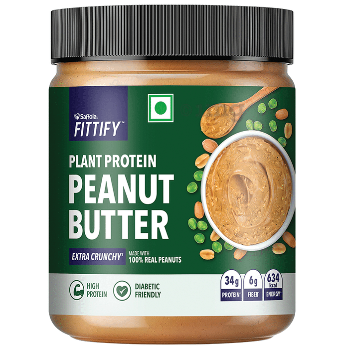 Saffola Fittify  Plant Protein Peanut Butter Extra Crunchy