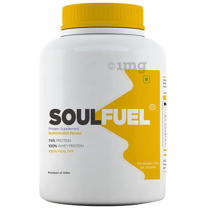 SoulFuel Whey Protein Supplement Powder Butterscotch