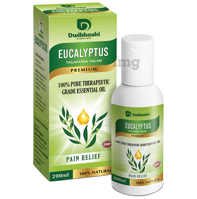 Dwibhashi Eucalyptus Tailaparna Tailam 100% Pure Therapeutic Grade Essential Oil