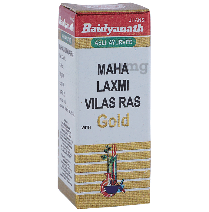 Baidyanath (Jhansi) Maha Laxmi Vilas Ras with Gold Tablet