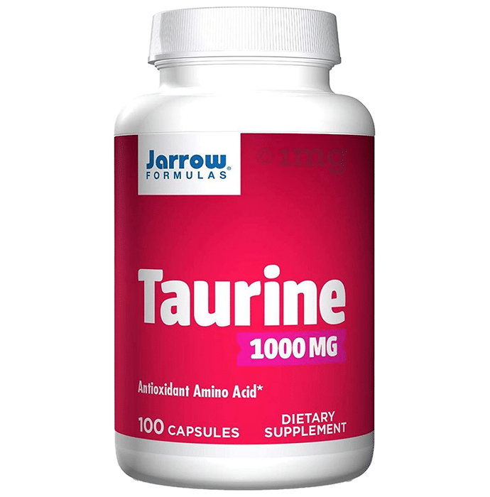 Jarrow Formulas Taurine 1000mg Capsule | Antioxidant Amino Acid