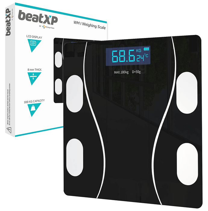 beatXP GHVMEDWES011 Digital Weighing Scale (Fusion Curve with LCD Display)