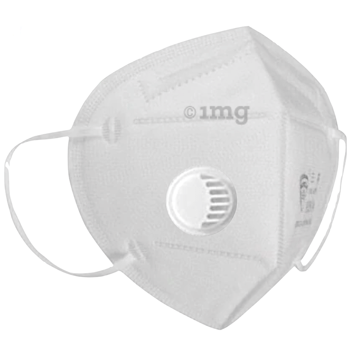 Isaas White N95 Reusable Protective Mask with Respirator