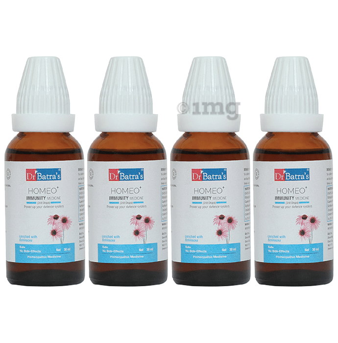 Dr Batra's Homeo+ Immunity Medicine Oral Drops (30ml Each)