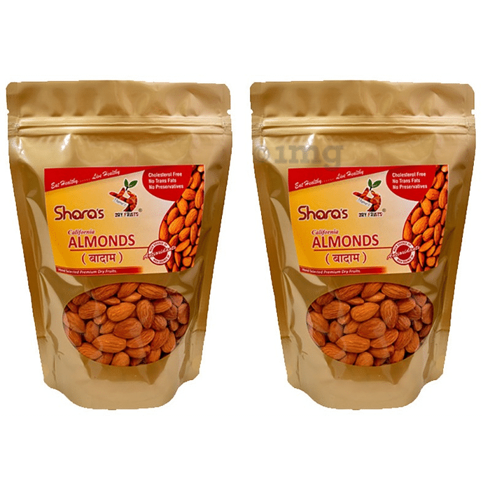 Shara's Premium California Almonds (400gm Each)