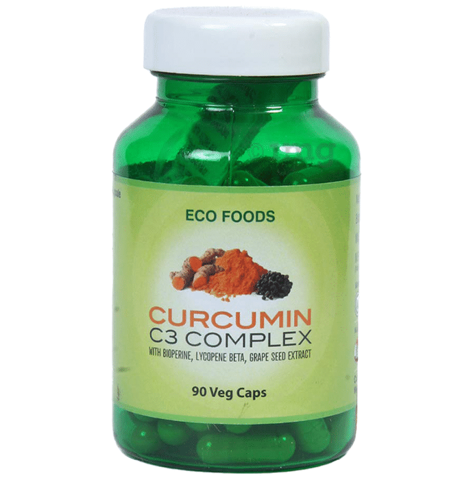 Eco Foods Curcumin C3 Complex Veg Caps