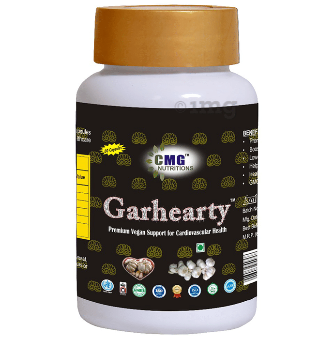 CMG Nutritions Garhearty Capsule Premium Vegan Support for Cardiovascular Health