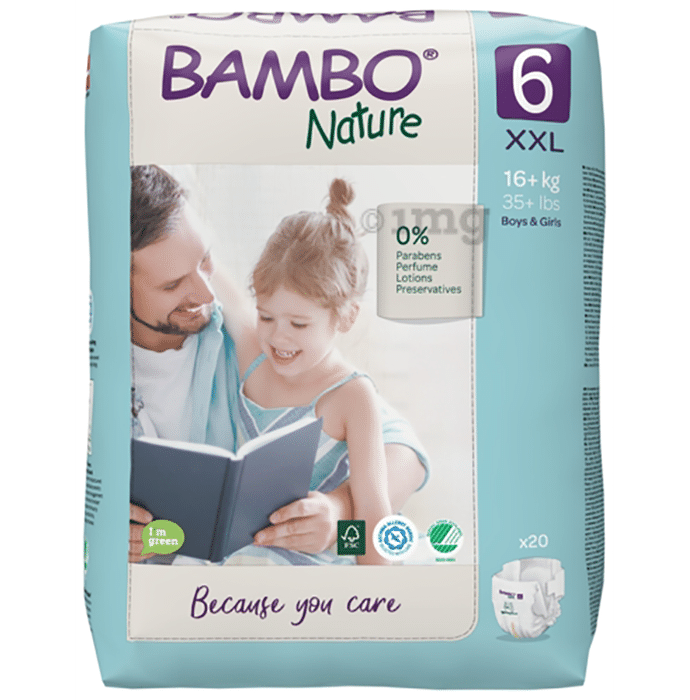 Bambo Nature Taped Diaper Standard Pack XXL