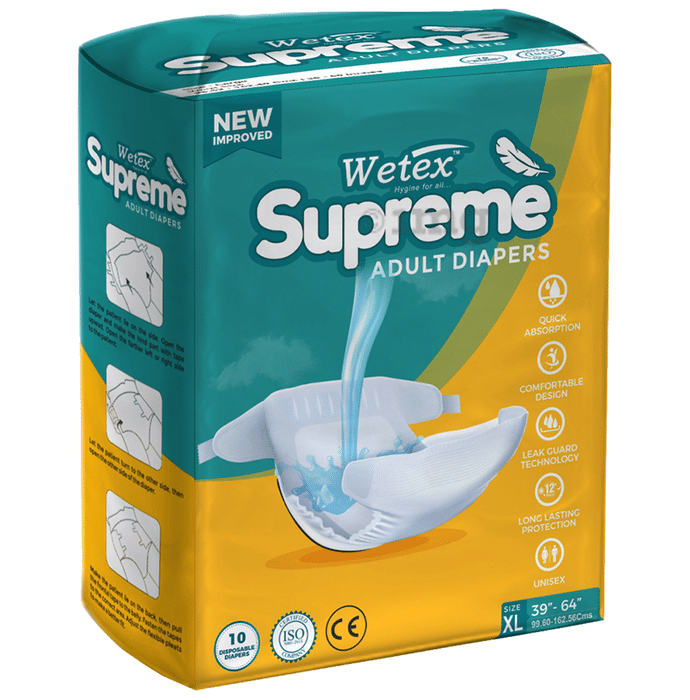 Wetex Supreme Adult Diaper XL