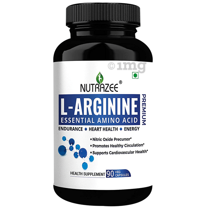 Nutrazee Premium L-Arginine Essential Amino Acid Veg Capsule