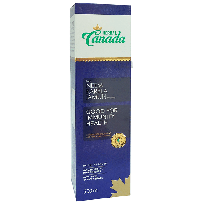 Herbal Canada Pure Neem Karela Jamun Swaras
