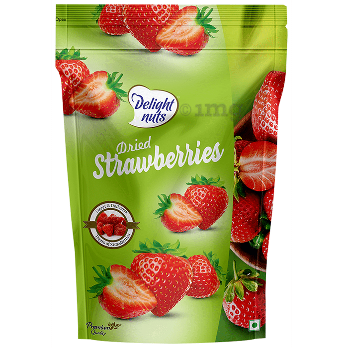 Delight Nuts Dried Strawberries Premium Quality