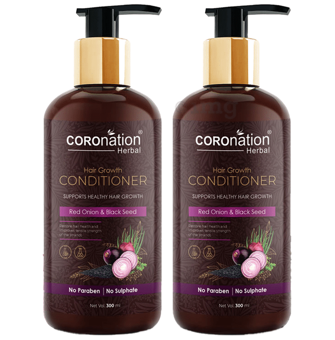 Coronation Herbal Red Onion & Black Seed Hair Growth Conditioner (300ml Each)