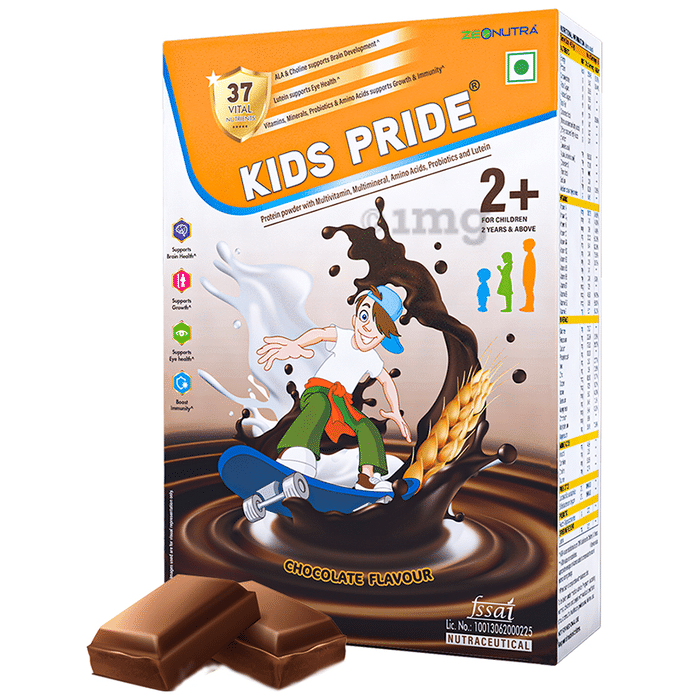 Zeonutra Kids Pride Protein Powder for Children 2 Years & Above Chocolate
