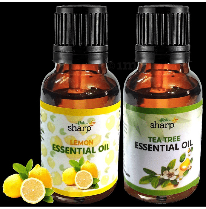 FLOH Sharp Essential Oil (15ml Each) Tea Tree & Lemon
