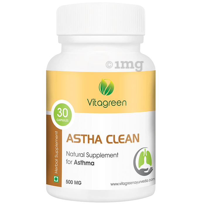 Vitagreen Astha Clean 500mg Capsule