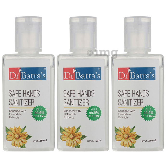 Dr Batra's Safe Hands Sanitizer (100ml Each)