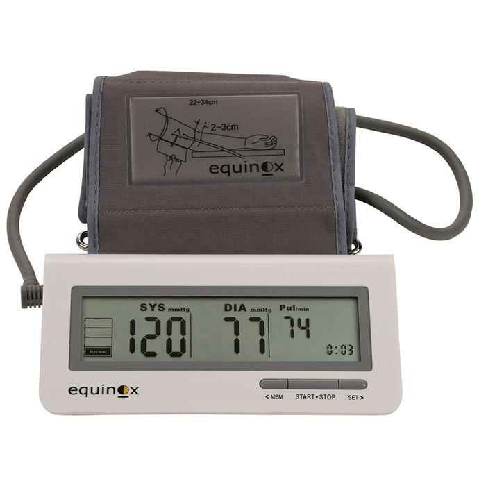 Equinox EQ-BP-101 Digital Blood Pressure Monitor with Free Digital Thermometer