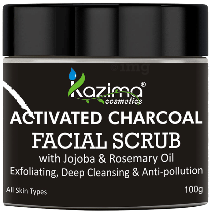 Kazima Activated Charcoal Facial Scrub