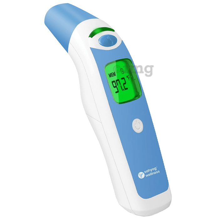 Sahyog Wellness HET-R161 Multi Function Non-Contact Forehead & Ear Infra Red Thermometer Blue